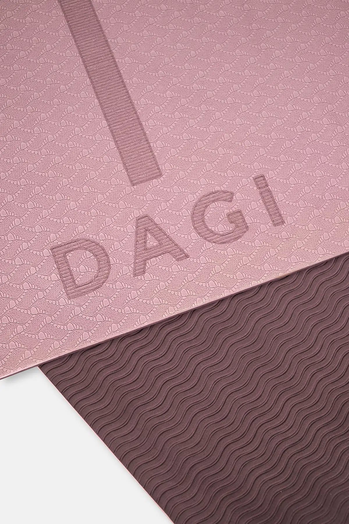 Lila Yoga Matı Bodylıne Baskılı