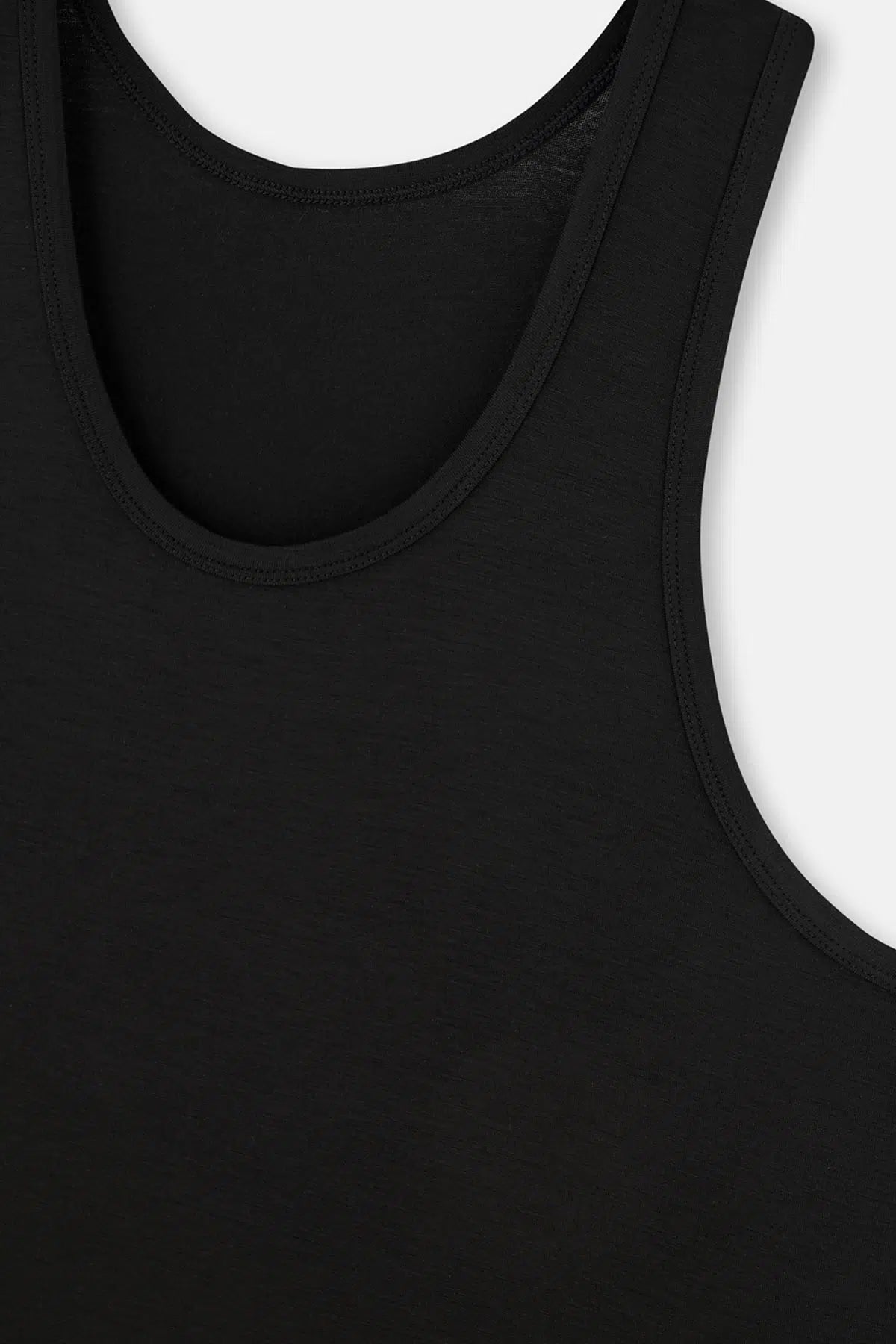 Siyah Basıc Modal Atlet