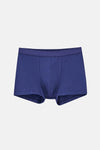 Lacivert Düz Pamuklu Boxer