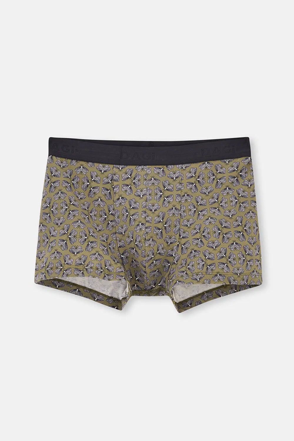 Açık Haki Desenli Pamuklu Boxer