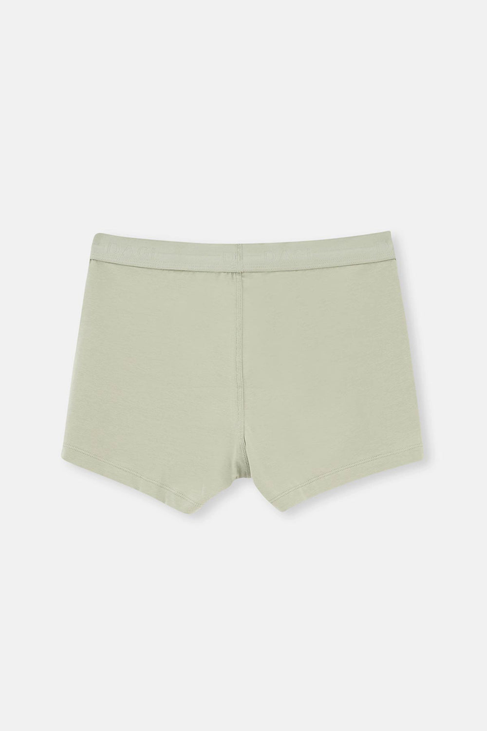 Açık Haki Düz Pamuklu Boxer