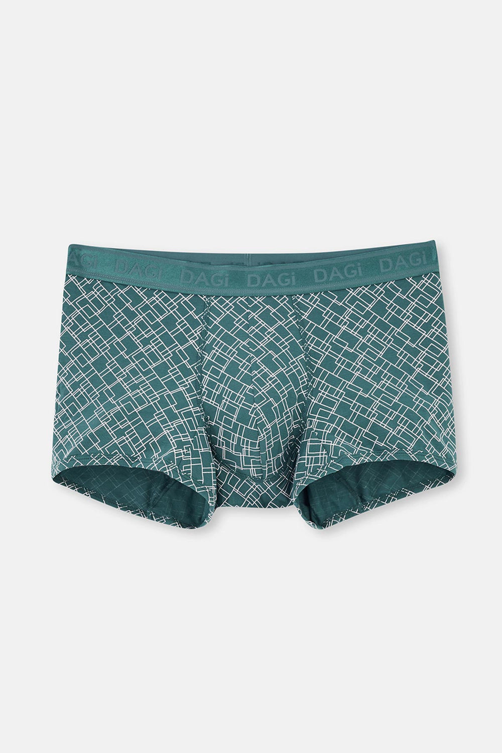 Koyu Yeşil Desenli Micro Modal Boxer