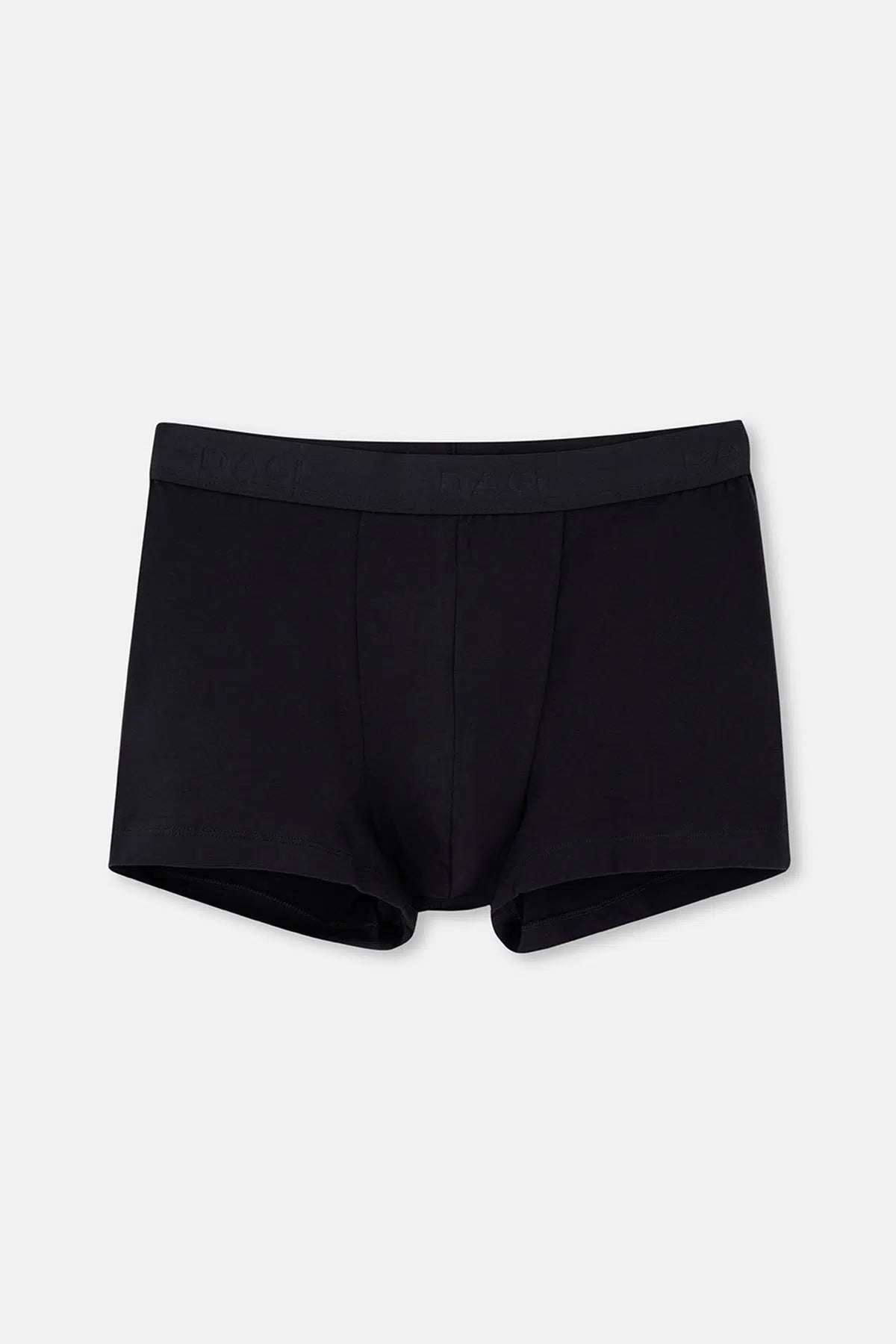 Siyah-Yeşil 2'li Düz Pamuklu Boxer