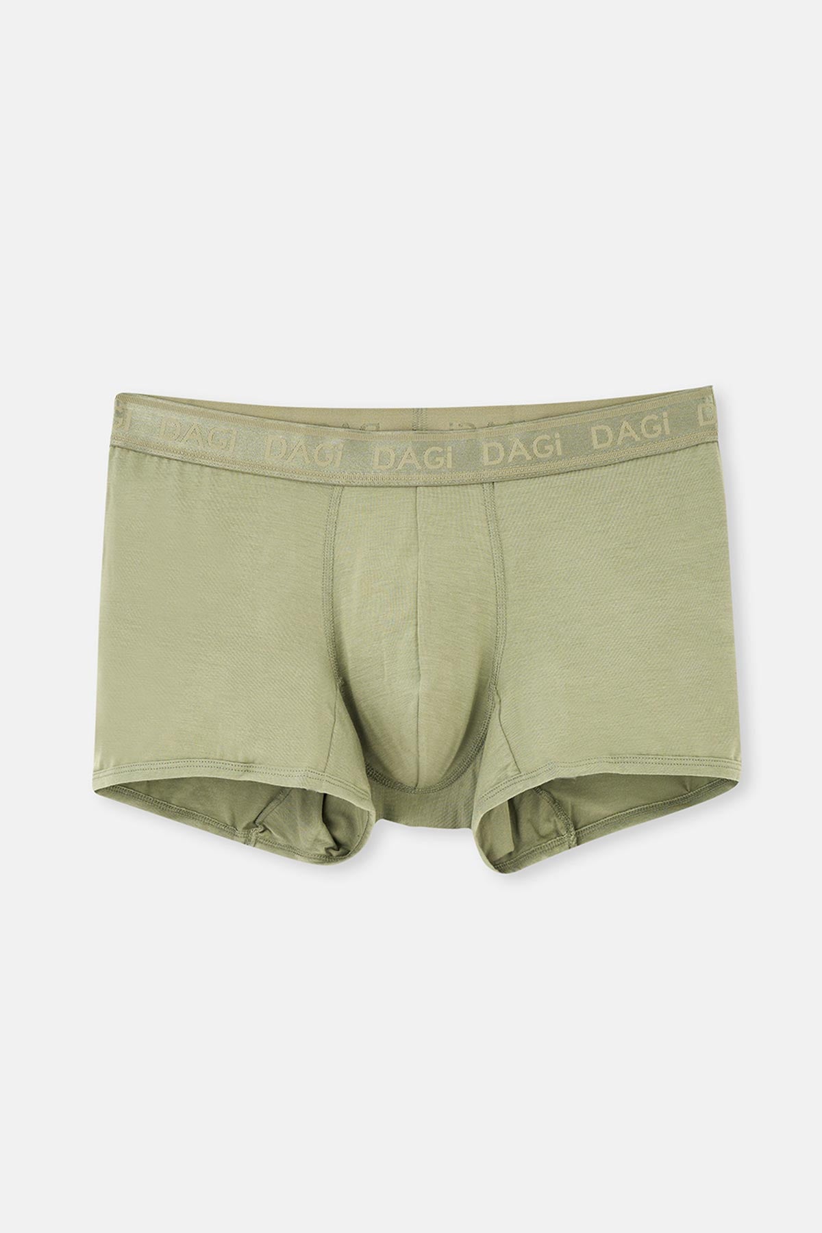 Açık Haki-Açık Mavi 2'li Desenli Micro Modal Boxer
