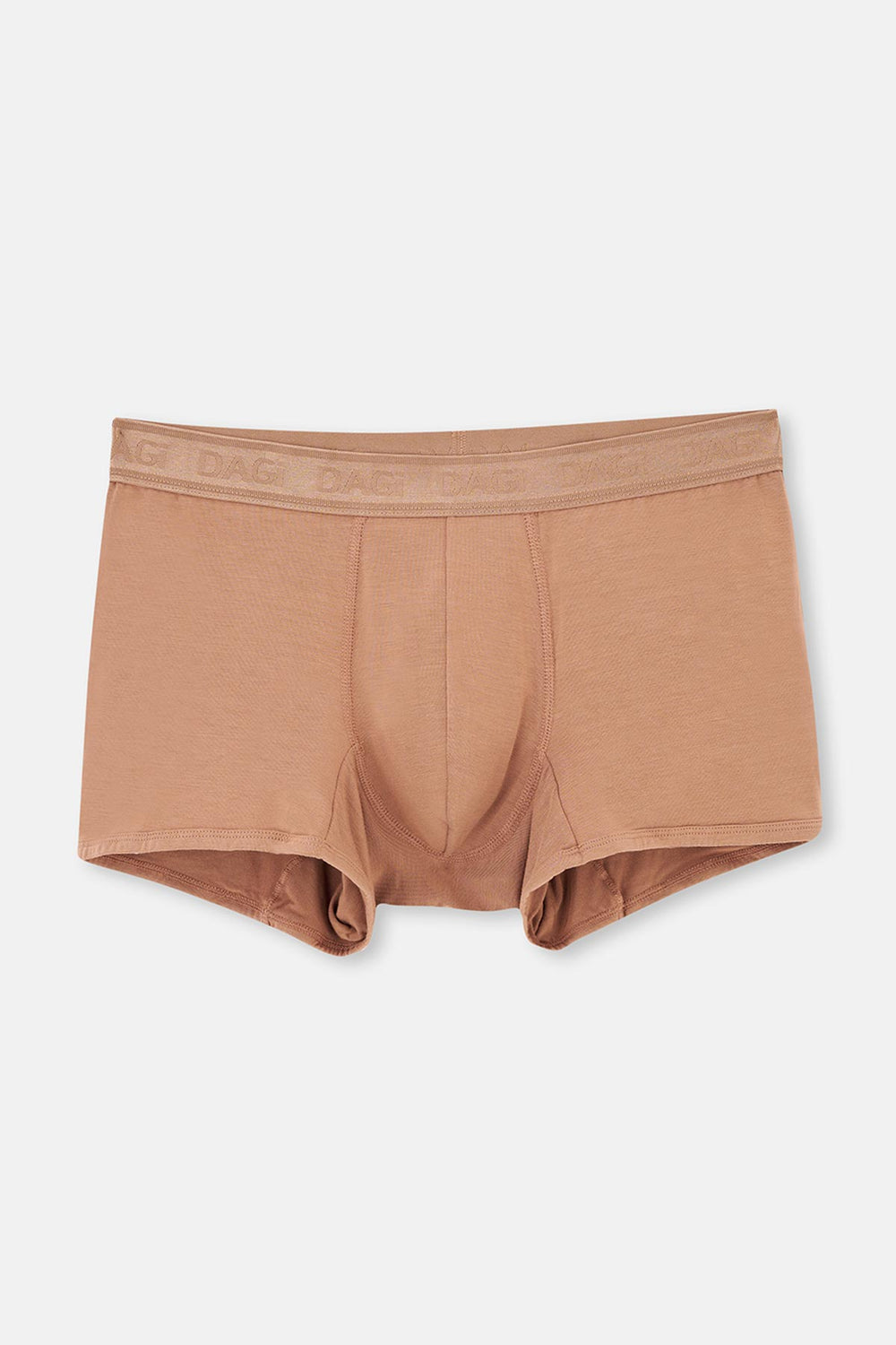Açık Kahve-Lacivert 2'li Düz Micro Modal Boxer