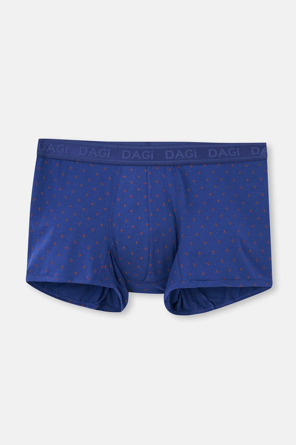 Kiremit-Lacivert 2'Li Desenli Micro Modal Boxer