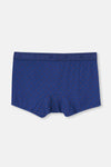 Kiremit-Lacivert 2'Li Desenli Micro Modal Boxer