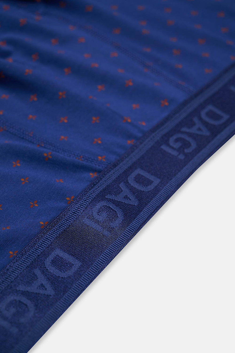 Kiremit-Lacivert 2'Li Desenli Micro Modal Boxer
