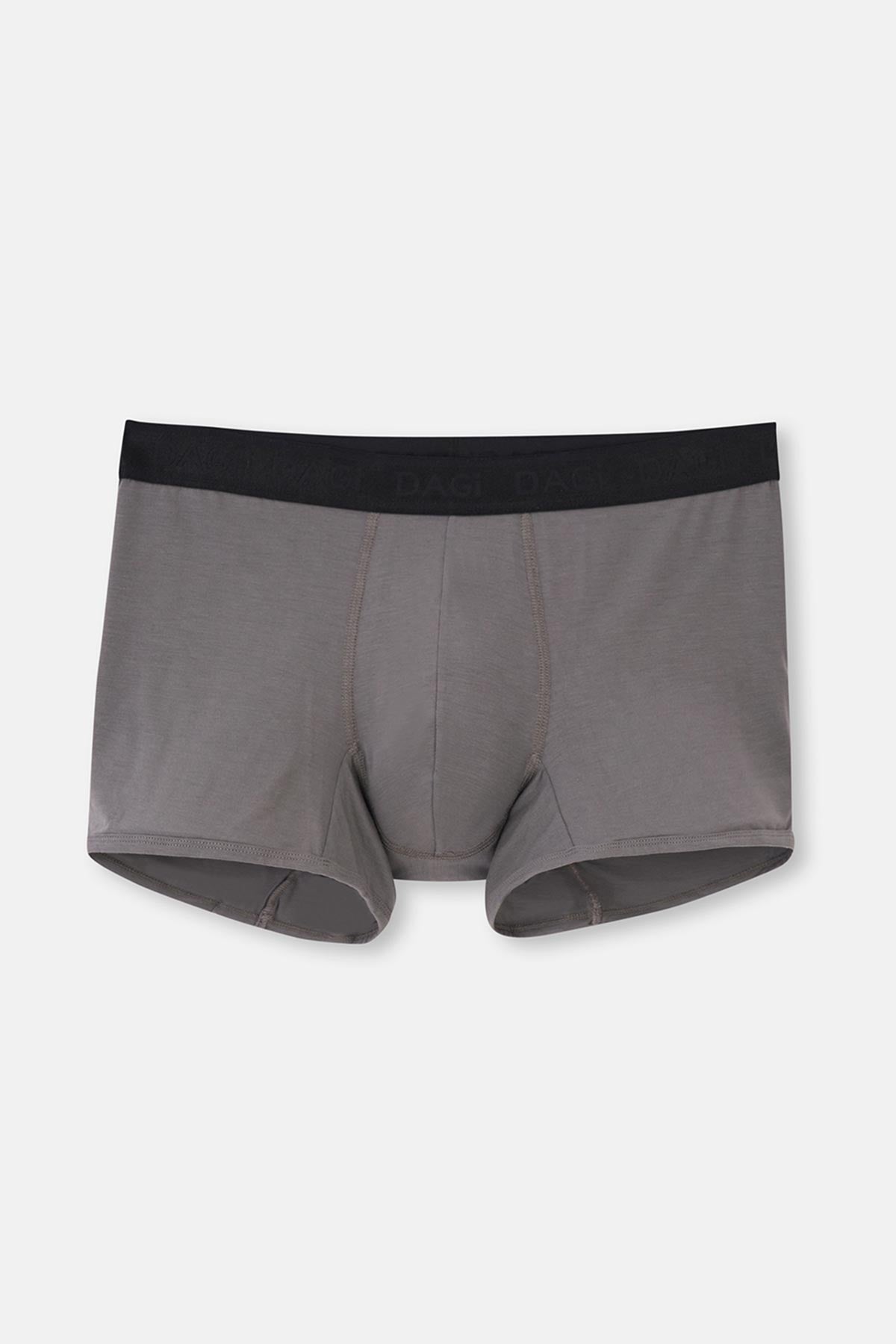Açık Gri-Gri 3'Lü Desenli Micro Modal Boxer