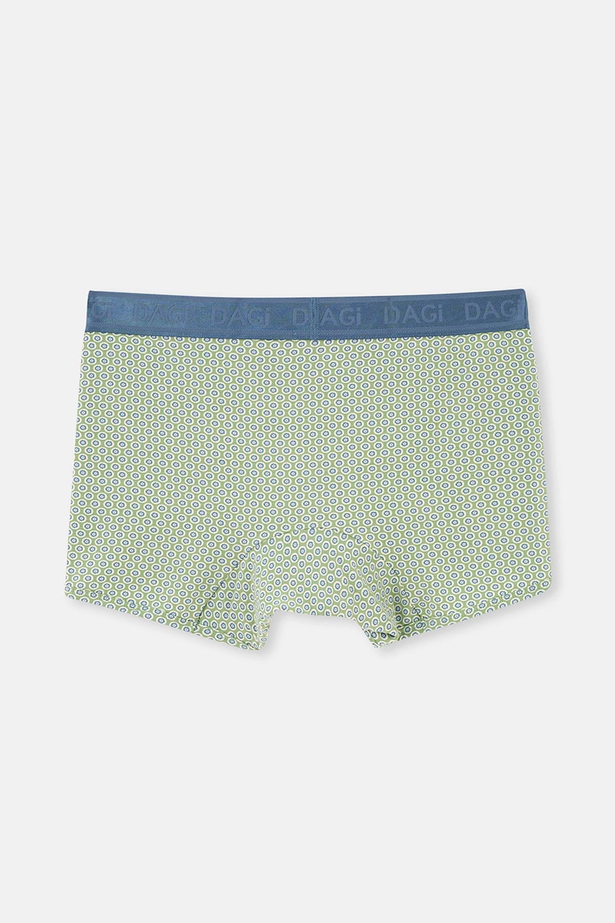 Mavi-Yeşil 3'lü Desenli Micro Modal Boxer