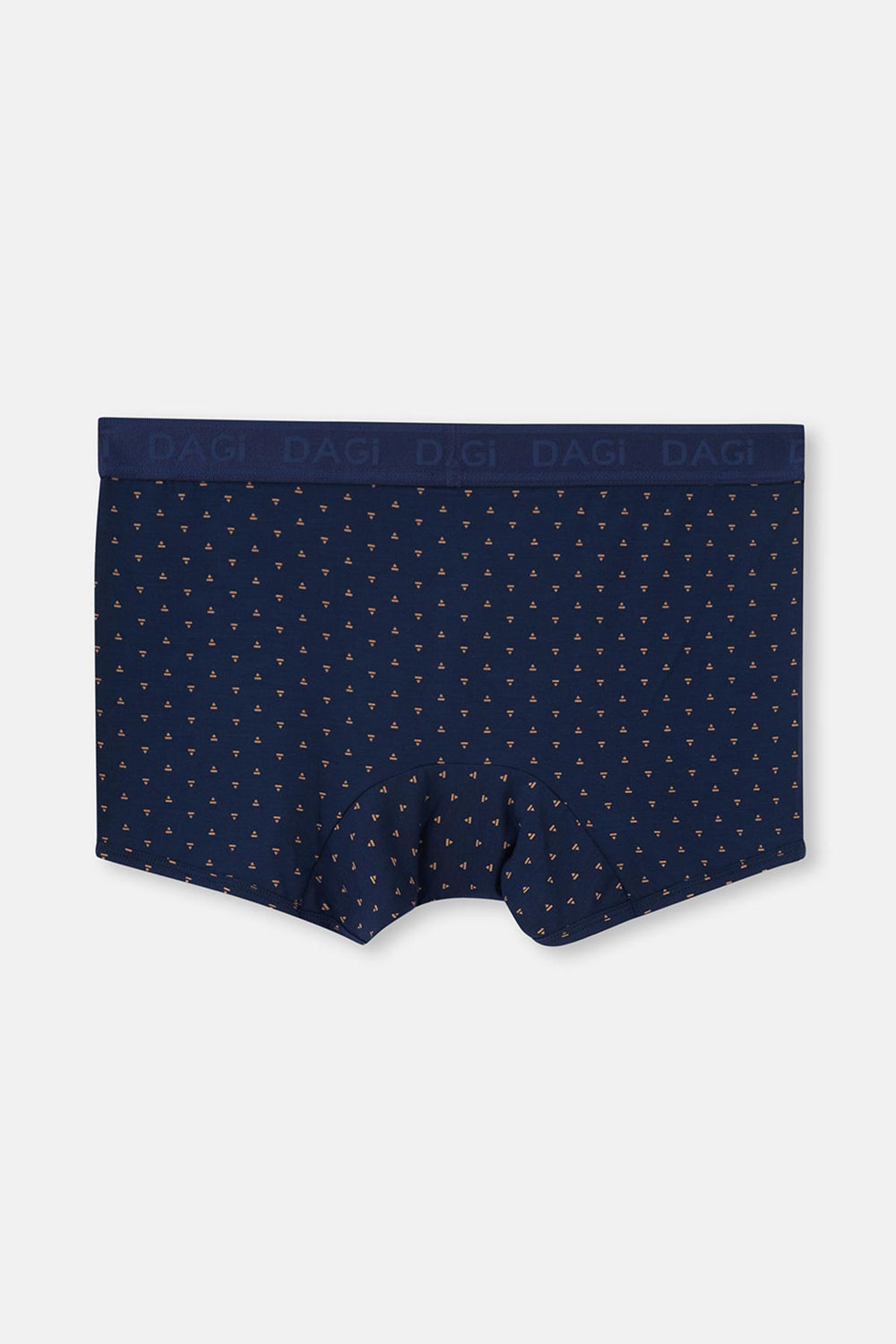 Açık Kahve-Lacivert 3'Lü Desenli Micro Modal Boxer