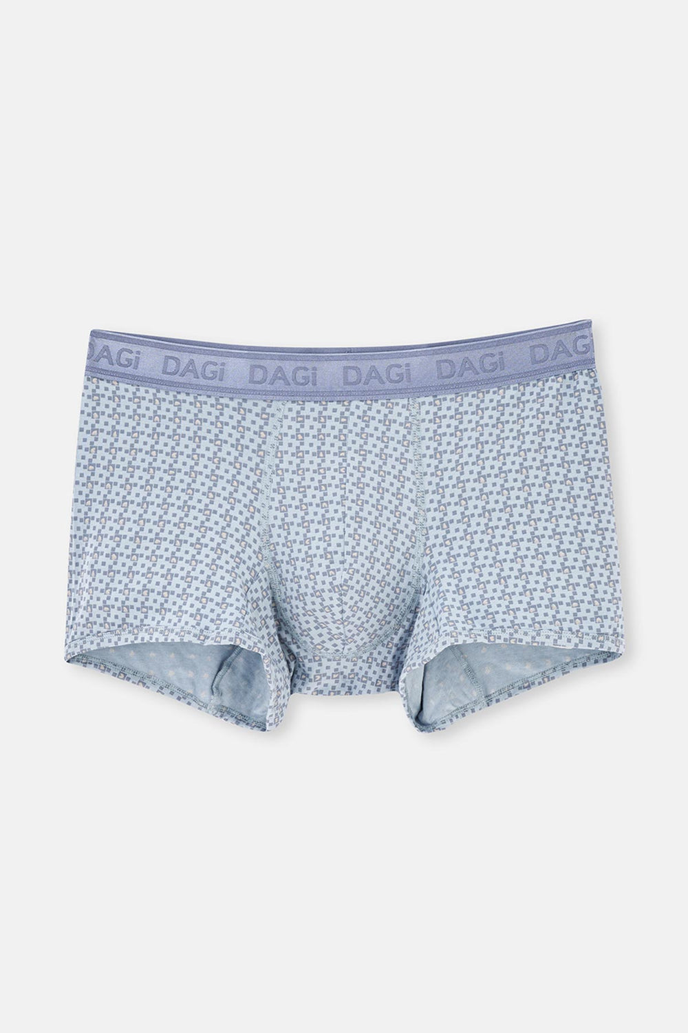 Açık Gri-Gri 3'lü Desenli Micro Modal Boxer