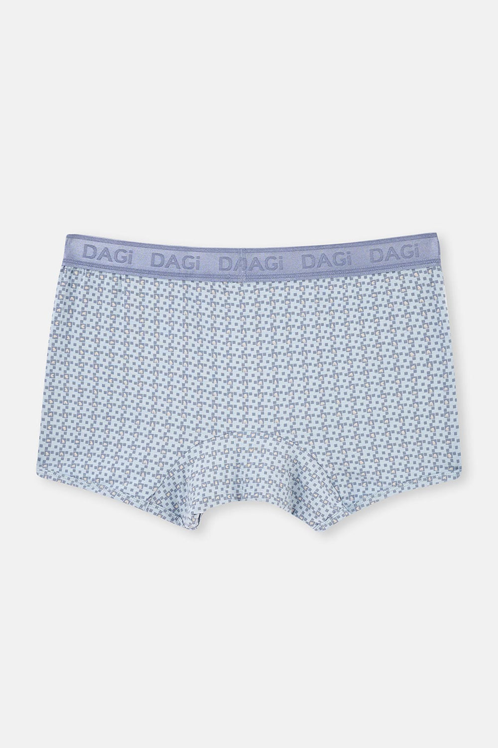 Açık Gri-Gri 3'lü Desenli Micro Modal Boxer