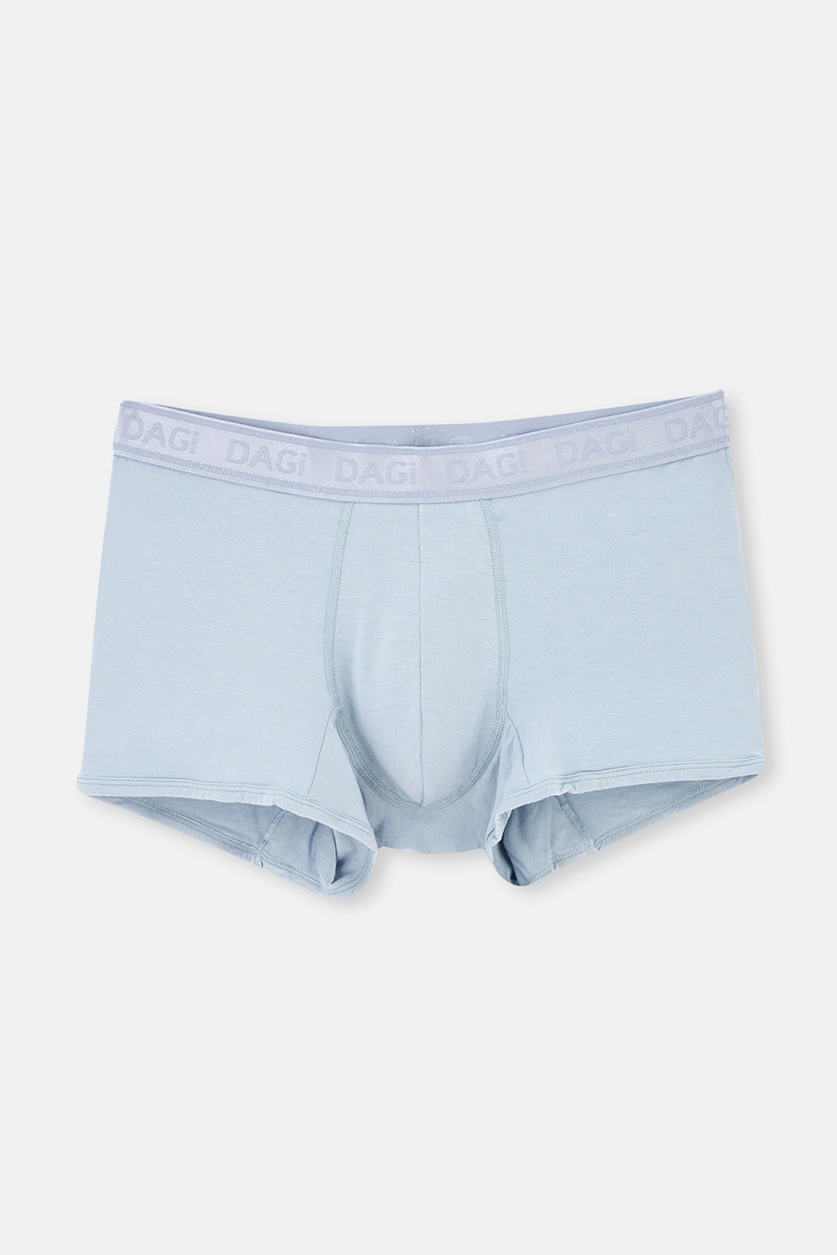 Açık Gri-Gri 3'lü Desenli Micro Modal Boxer