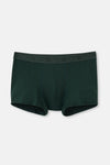 Koyu Yeşil Desenli Micro Modal Boxer