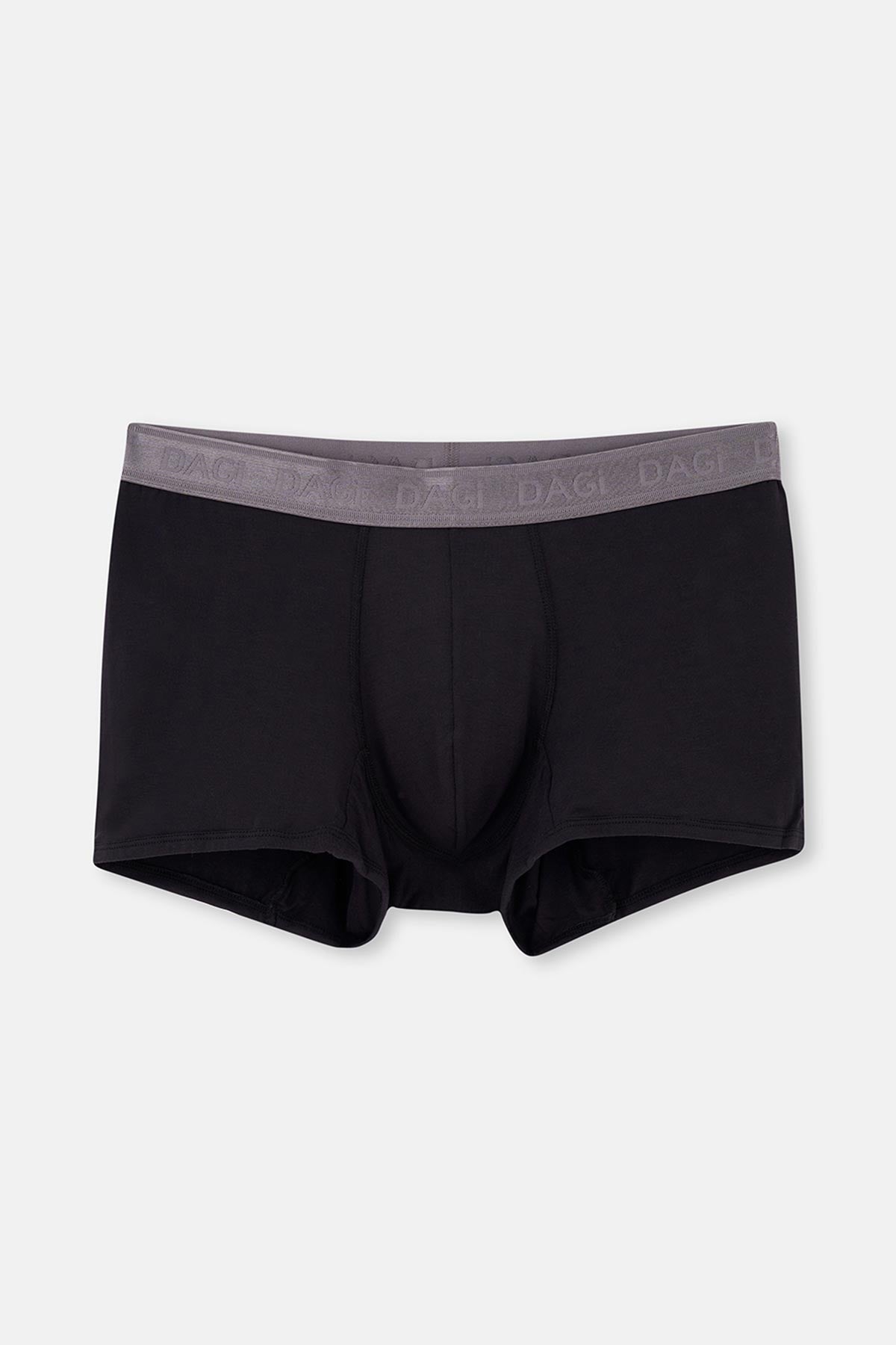 Siyah 3'lü Düz Micro Modal Boxer