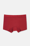 Gri-Gül Kurusu-Mürdüm 3'lü Düz Micro Modal Boxer