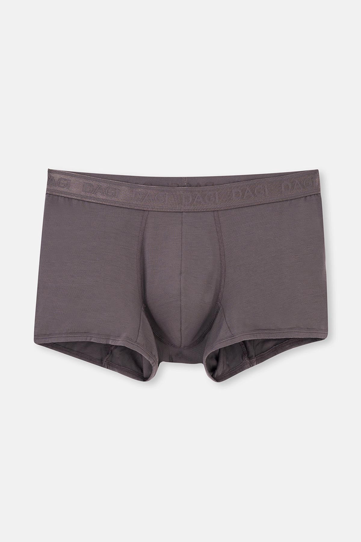 Gri-Gül Kurusu-Mürdüm 3'lü Düz Micro Modal Boxer