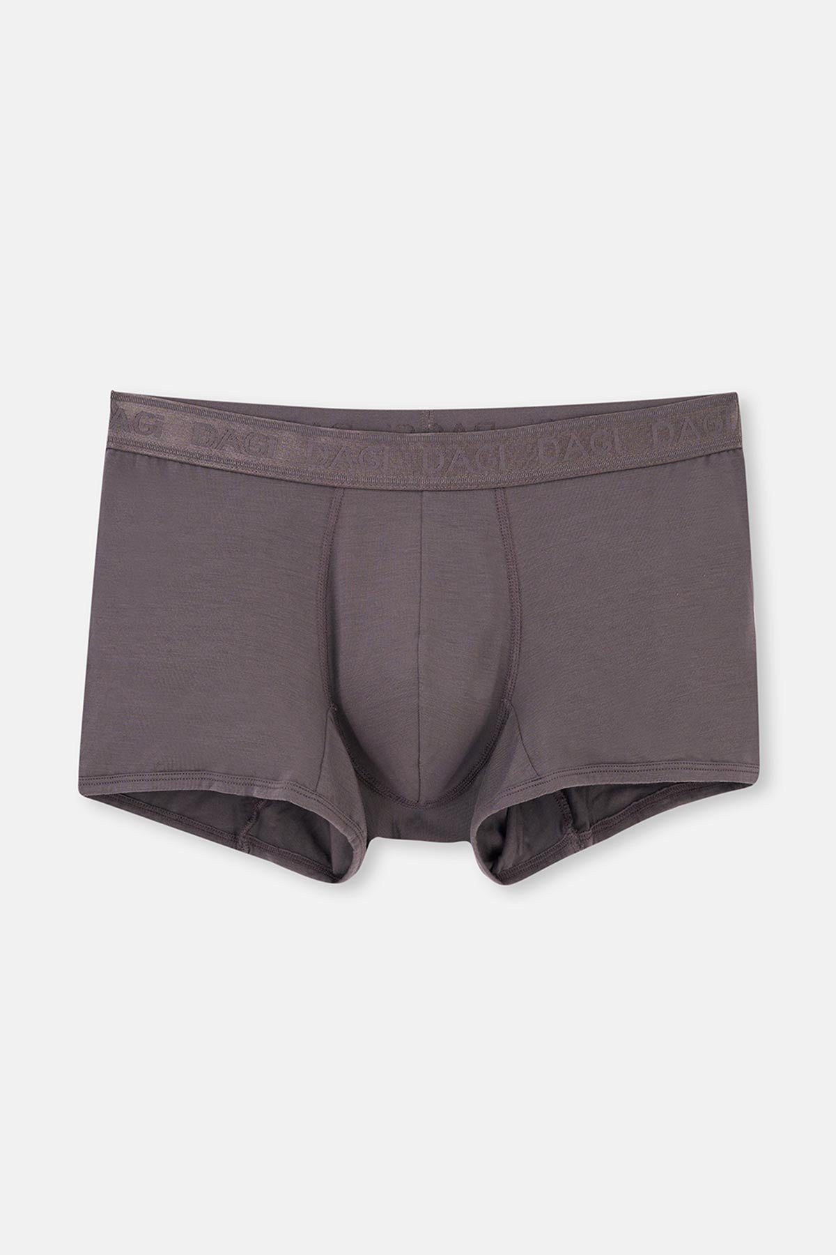 Gri-Gül Kurusu-Mürdüm 3'lü Düz Micro Modal Boxer