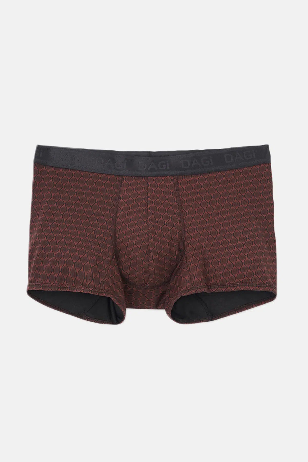 Kahverengi-Siyah 3'Lü Desenli Micro Modal Boxer
