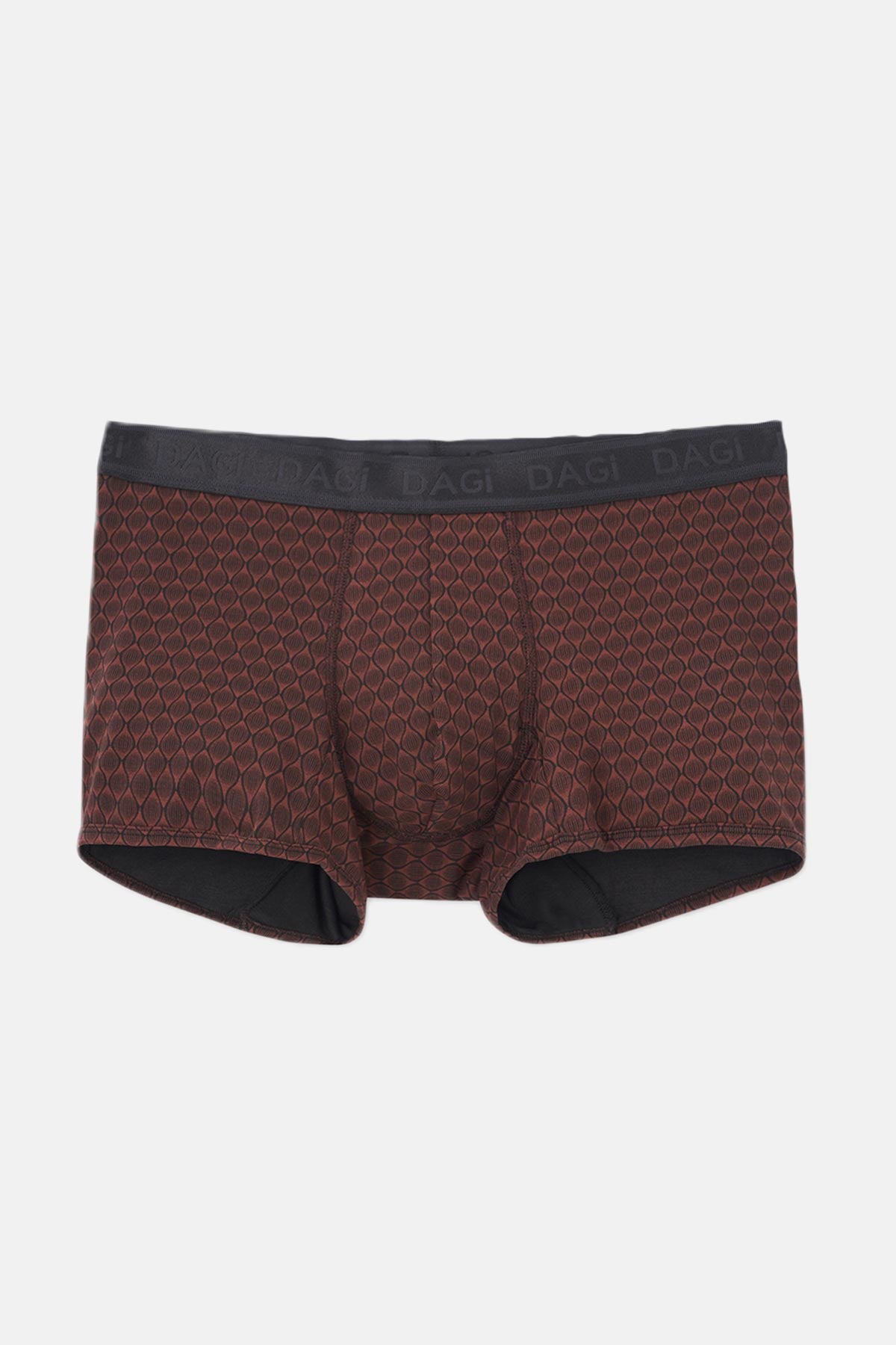 Kahverengi-Siyah 3'Lü Desenli Micro Modal Boxer
