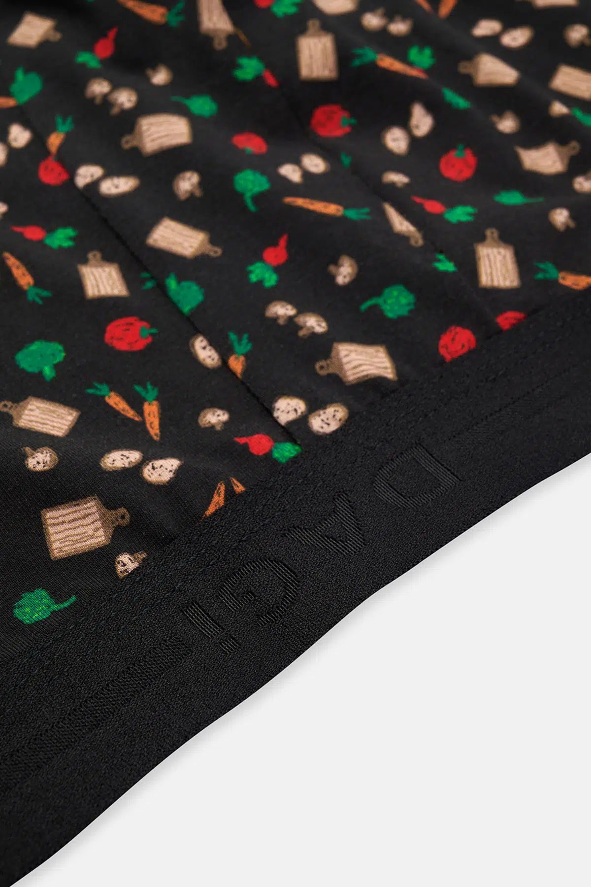 Siyah 2'li Desenli Pamuk Boxer