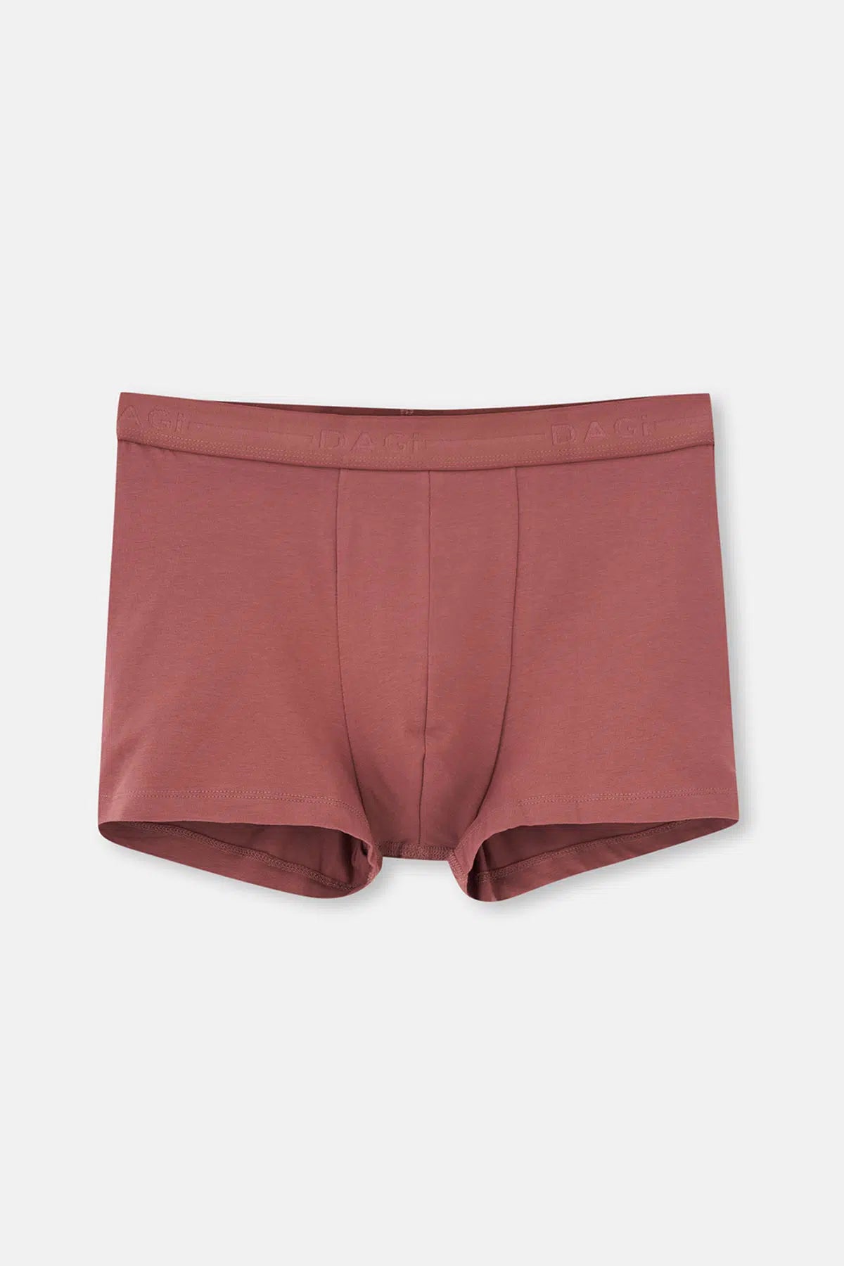 Gül Kurusu-Kiremit-Koyu Yeşil 3'Lü Desenli Pamuk Boxer