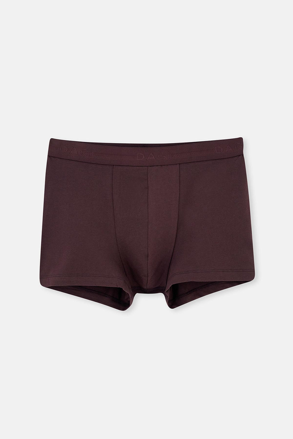 Koyu Kahve-Mavi 2'li Desenli Pamuk Boxer