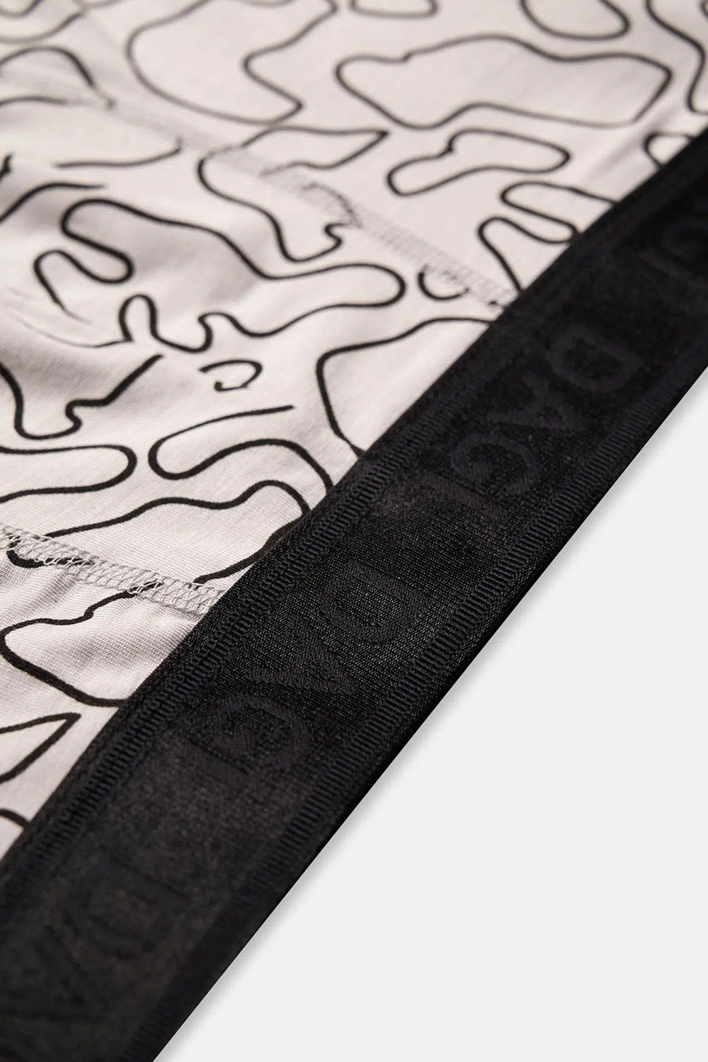 Siyah-Ten 3'Lü Desenli Micro Modal Boxer