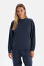 Lacivert Basıc Modal Sweatshırt