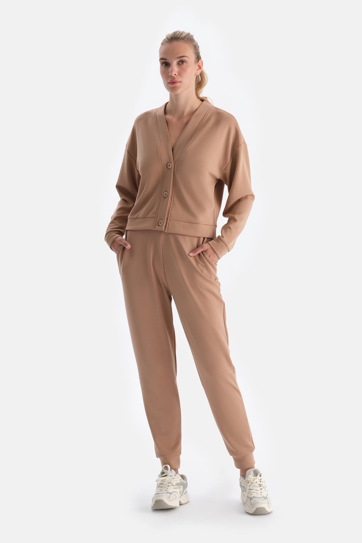 Sütlü Kahve Jogger Paça Modal Pantolon