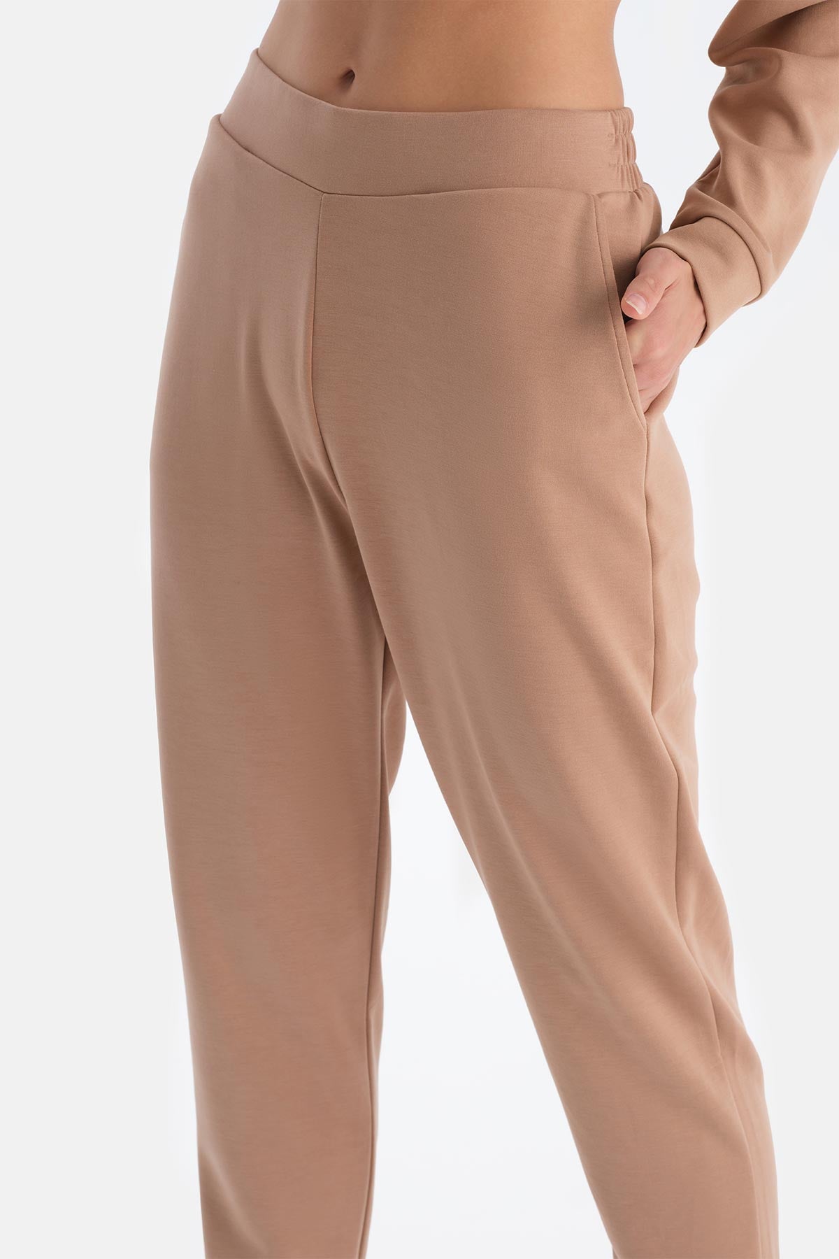 Sütlü Kahve Jogger Paça Modal Pantolon