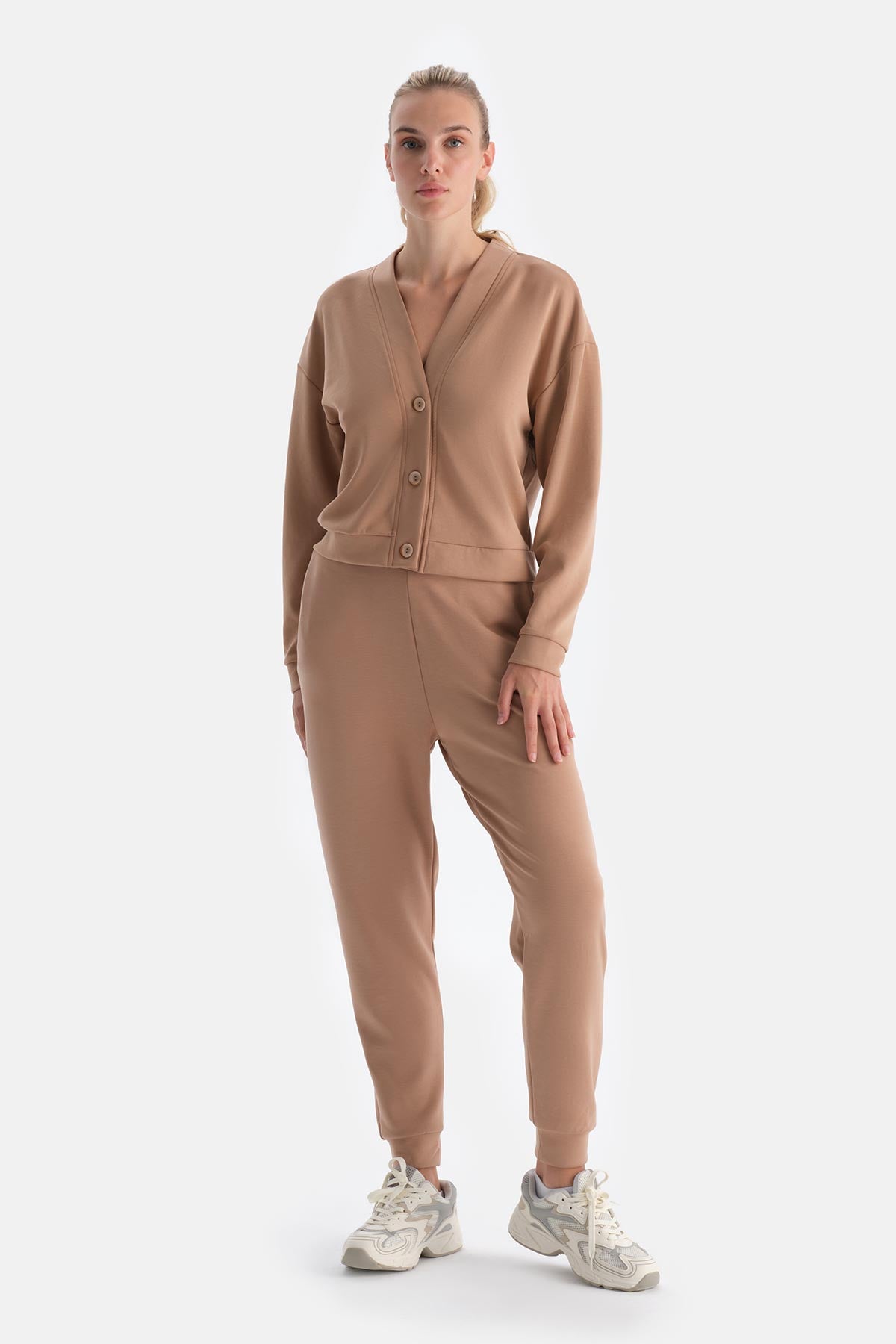 Sütlü Kahve Jogger Paça Modal Pantolon