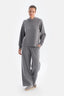 Gri Melanj Soft Tuşeli Pantolon