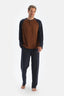 Camel Reglan Kol Patlı Tişört Pantolon Pijama Takımı