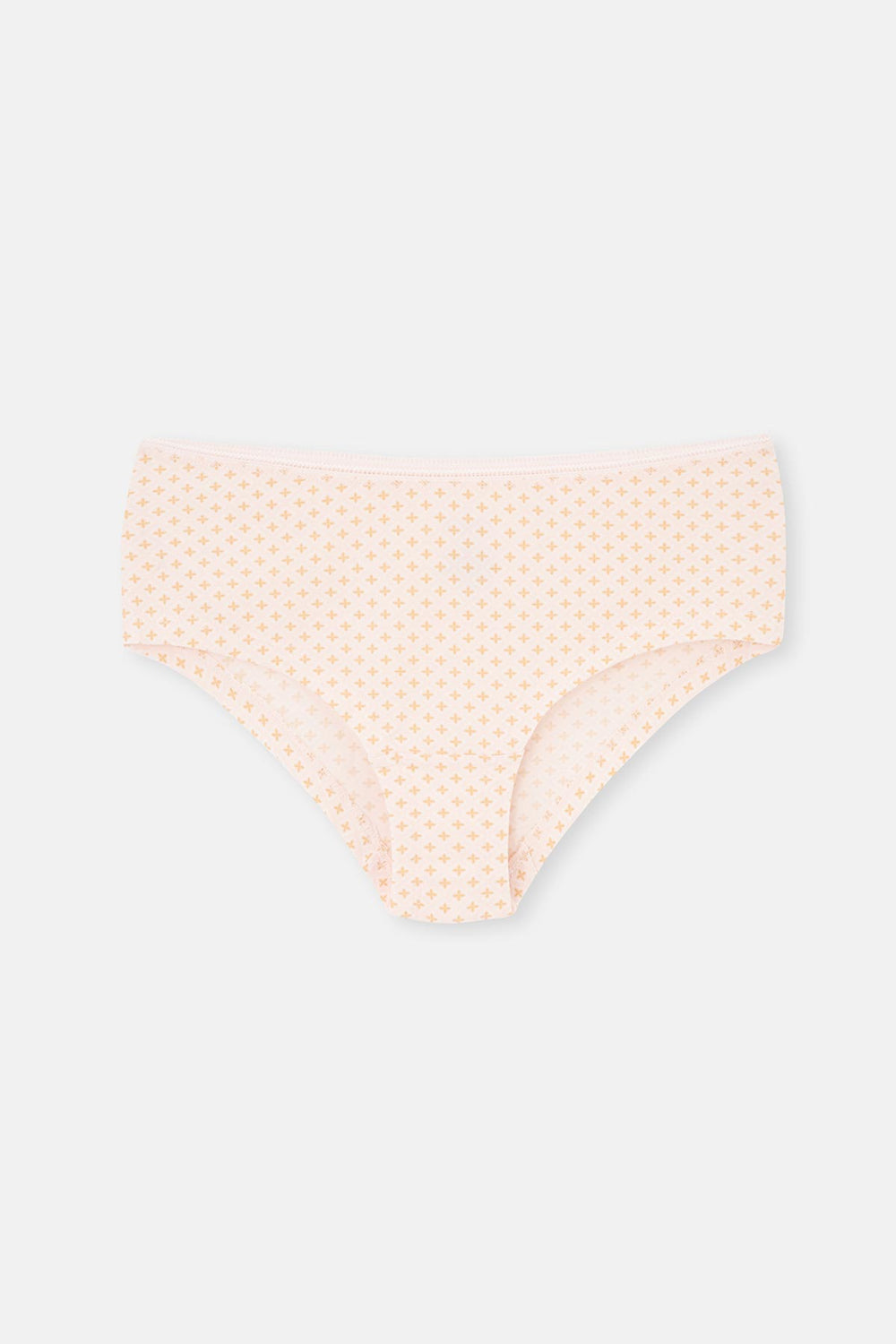 Açık Somon-Soft Pembe Soft Kadın 3'lü Desenli Hipster Külot