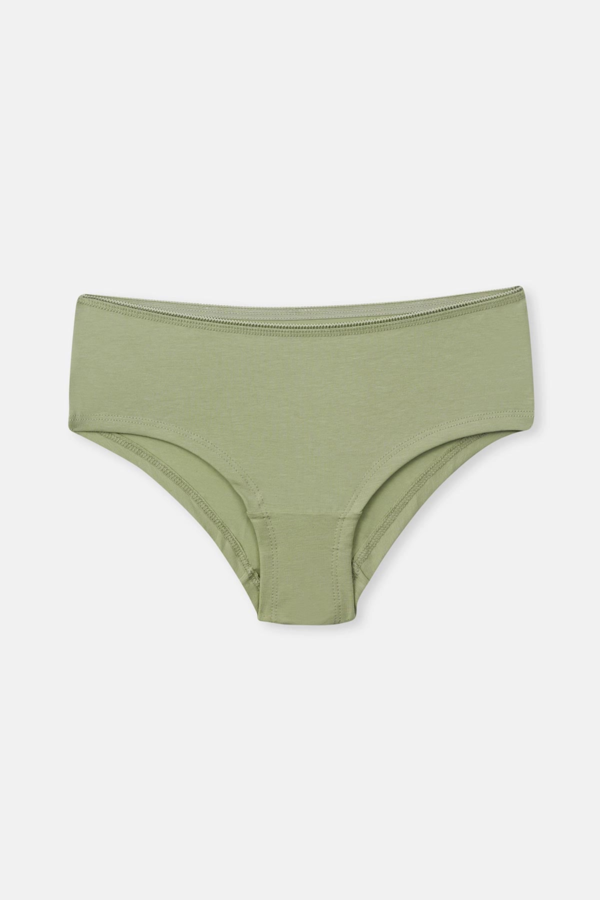 Somon-Yeşil Kadın 3'lü Desenli Hipster Külot