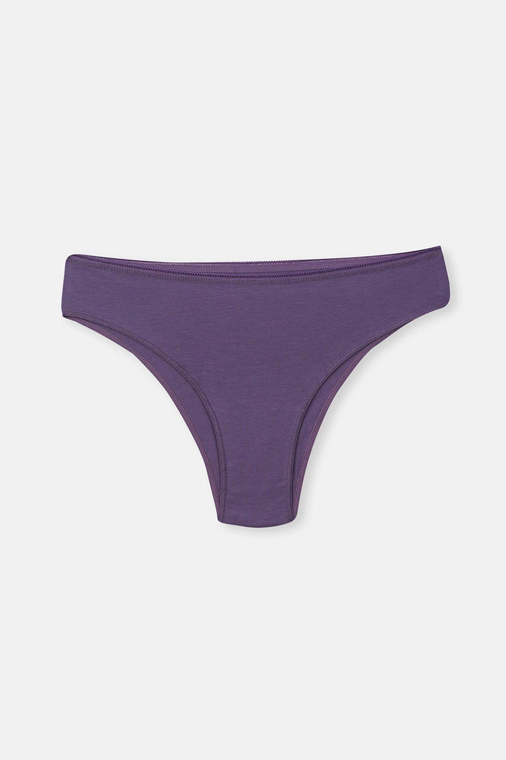 Gri-Mint-Mor Kadın 3'lü Düz Brazilian Külot