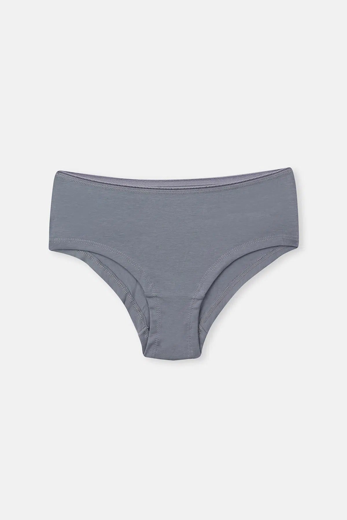 Gri-Mor-Soft Pembe Soft Kadın 3'lü Düz Hipster Külot