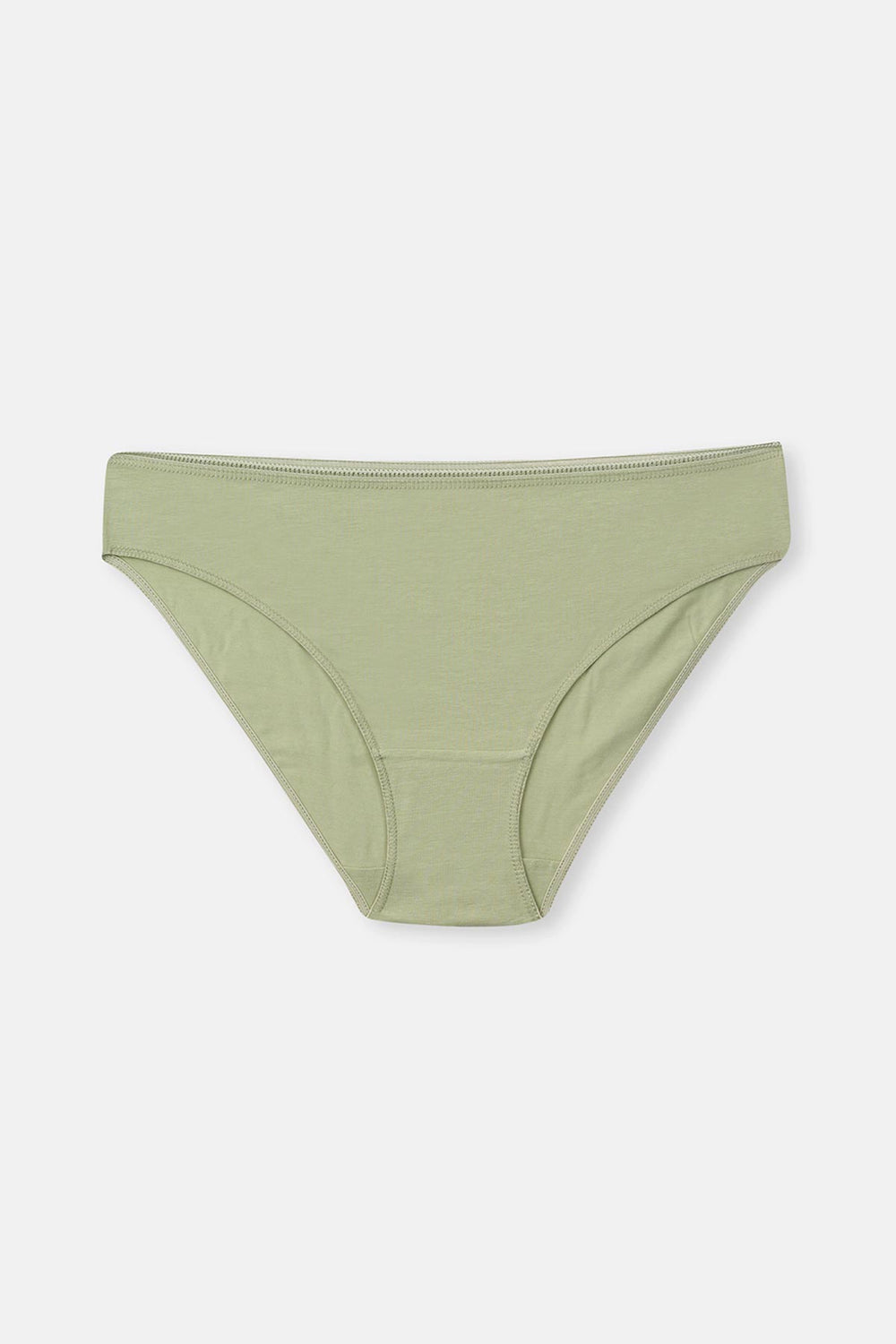 Yeşil-Ekru Kadın 3'lü Desenli Brief Külot