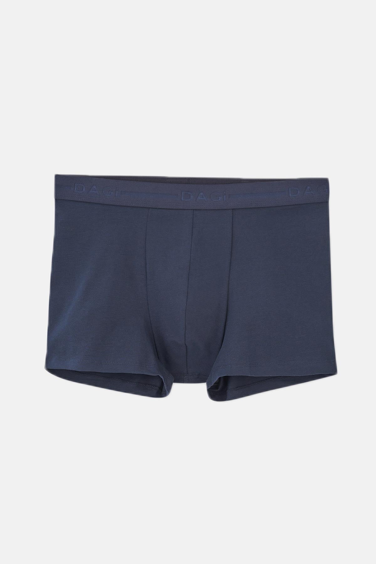 Lacivert 3'lü Düz Pamuk Boxer