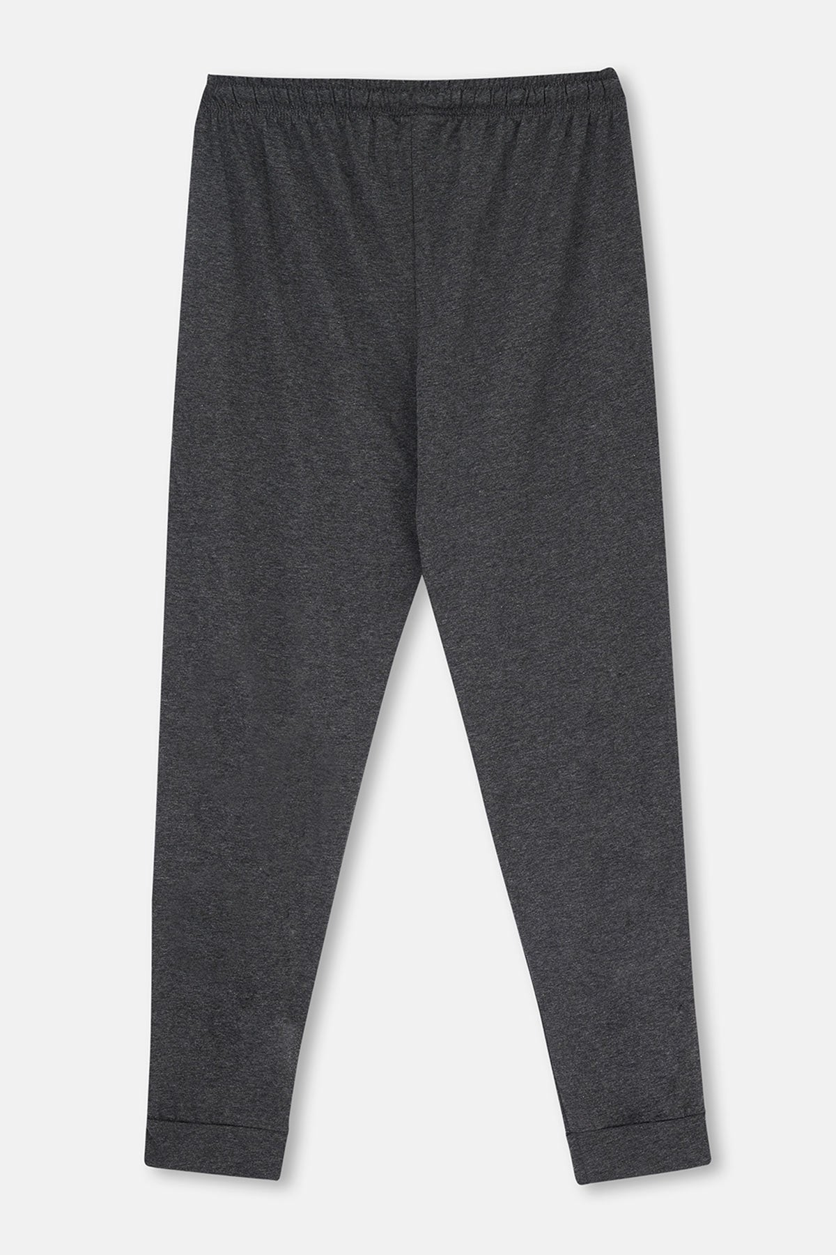 Antrasit Melanj Jogger Paça Örme Pantolon