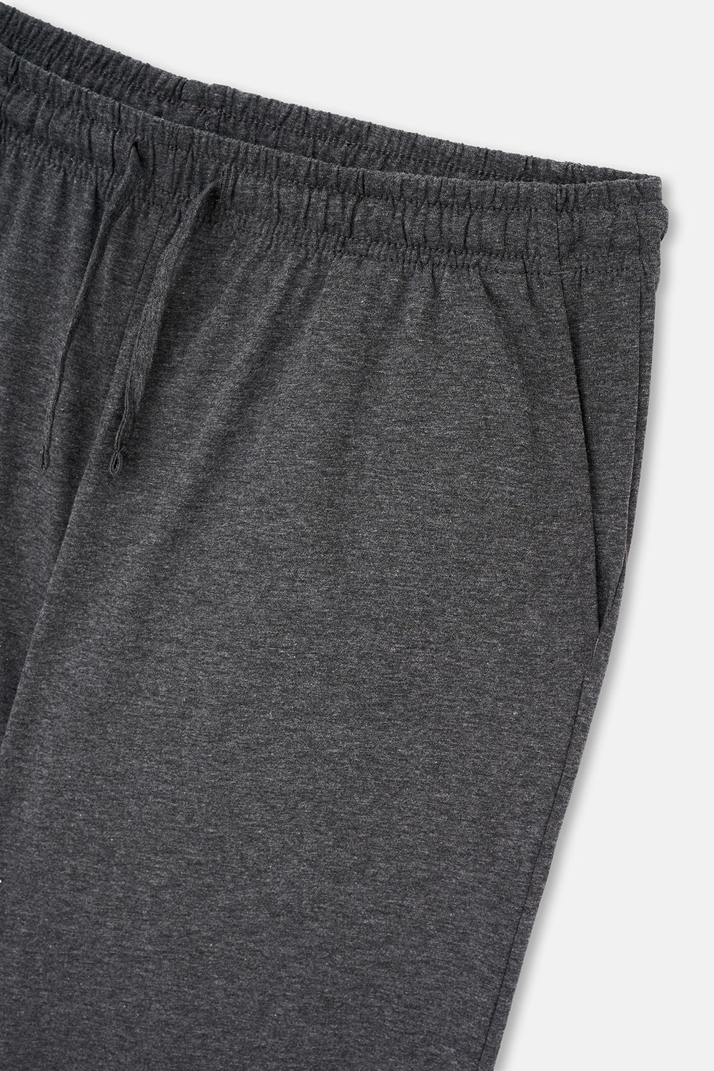 Antrasit Melanj Jogger Paça Örme Pantolon
