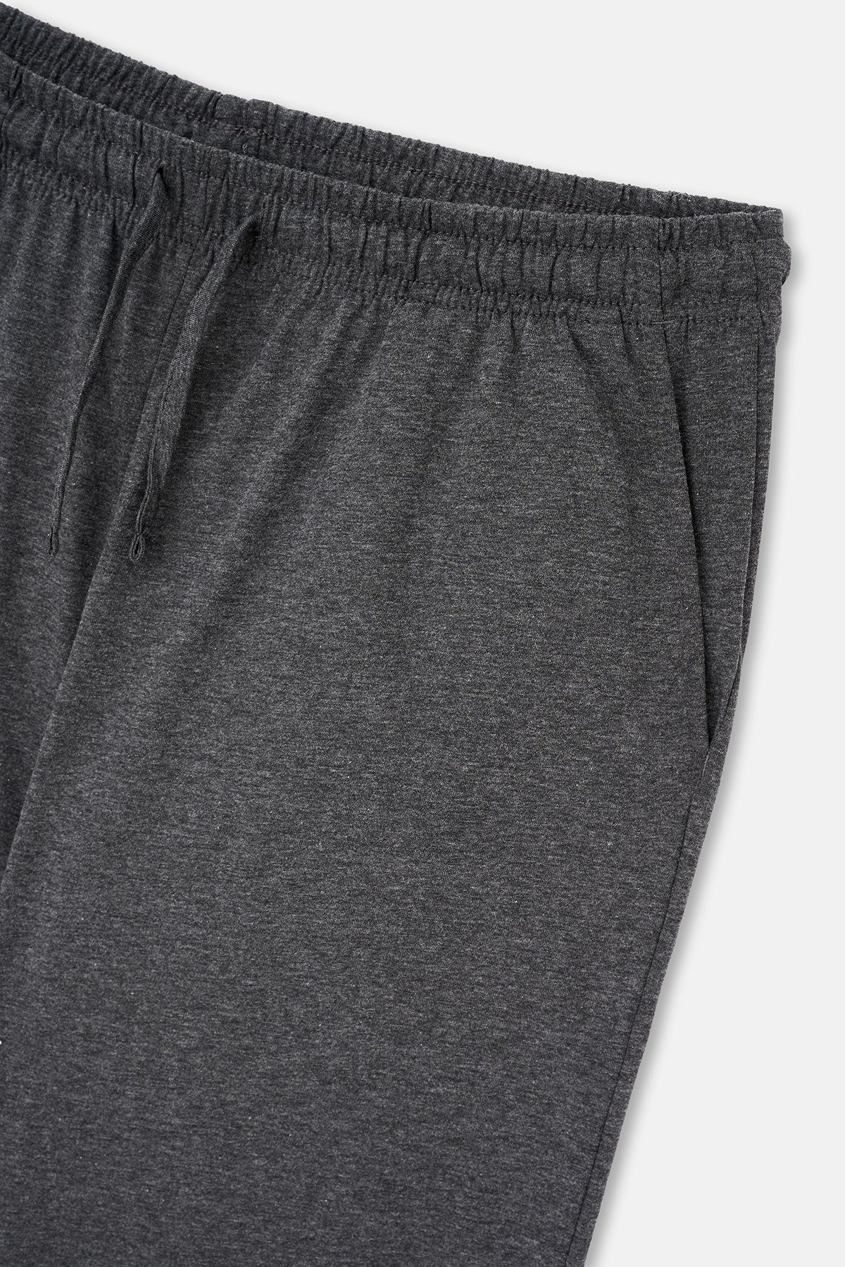 Antrasit Melanj Jogger Paça Örme Pantolon