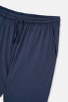 Lacivert Jogger Paça Örme Pantolon