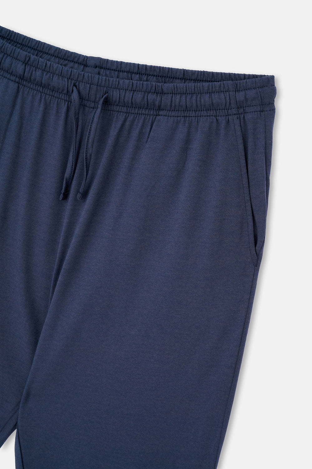 Lacivert Jogger Paça Örme Pantolon
