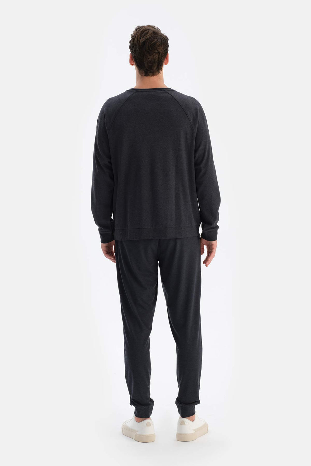 Füme Ribana Detaylı Bis Yaka Everfresh Sweatshırt