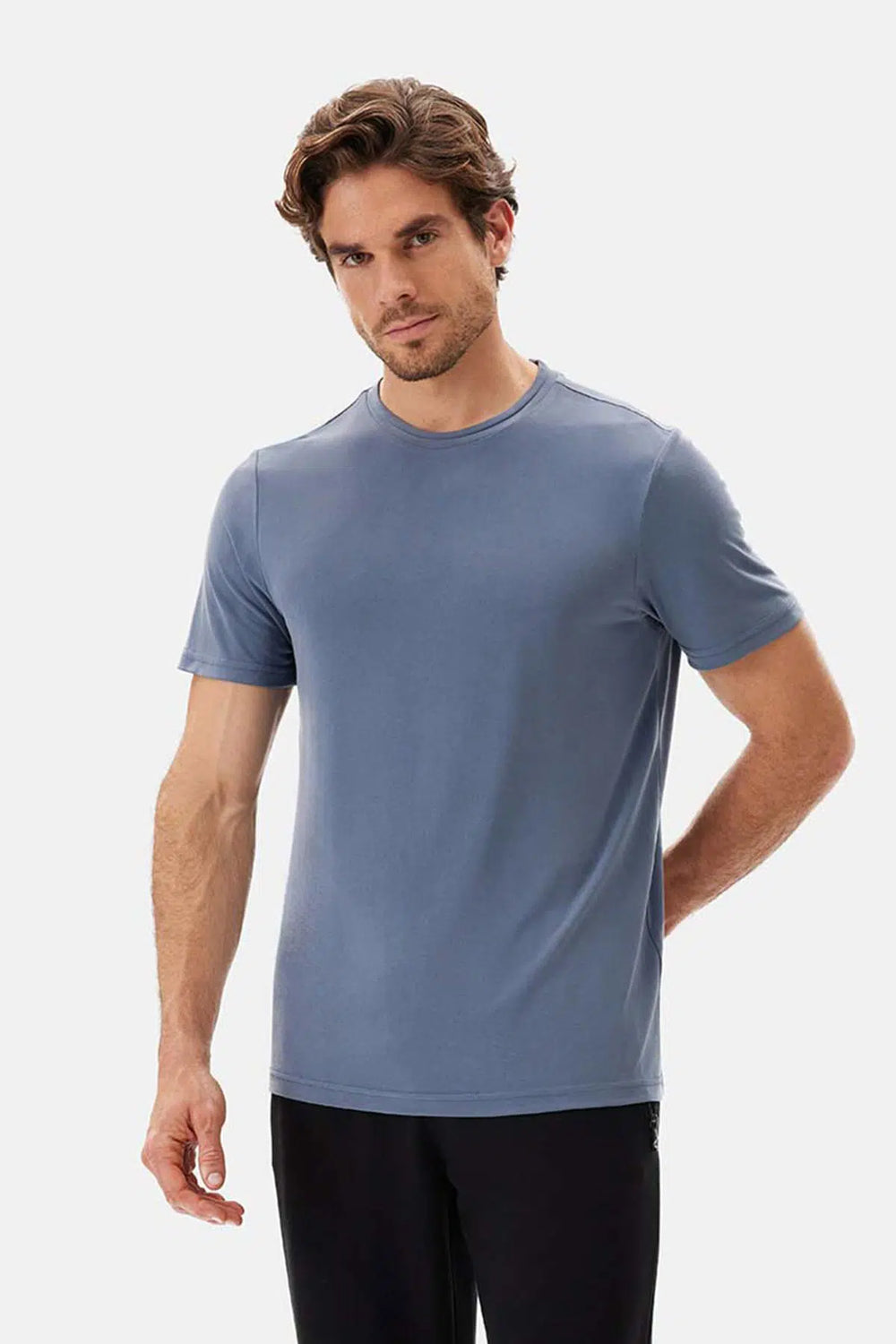 Indigo Bisiklet Yaka Kısa Kollu Regular Tişört