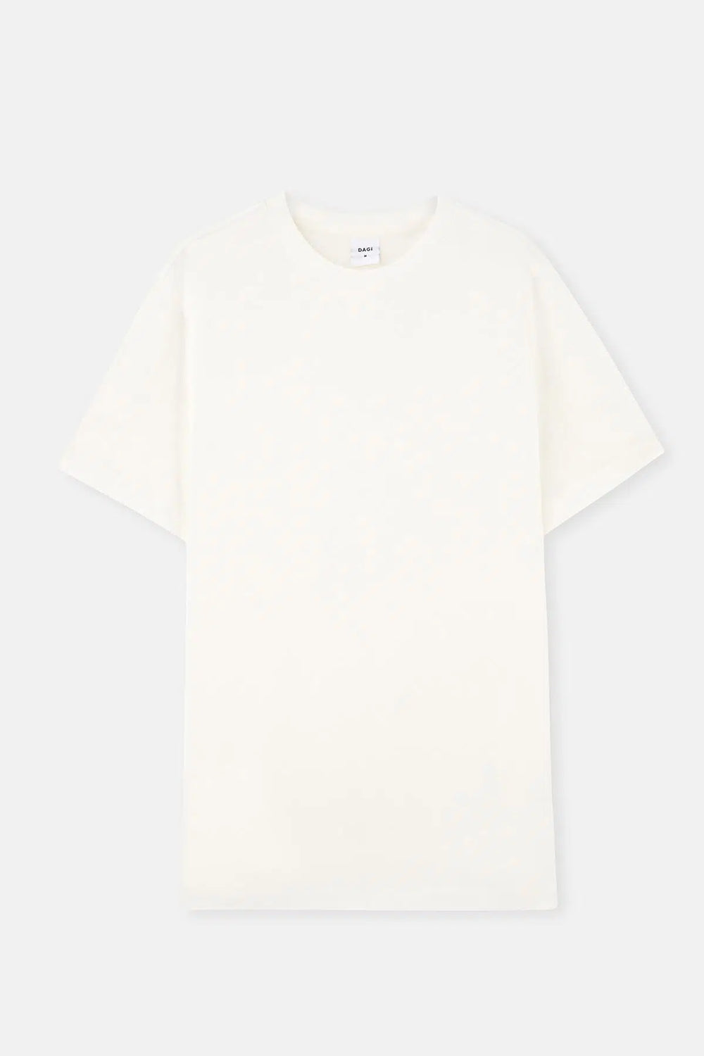 Beyaz Bisiklet Yaka Kısa Kollu Supima Tişört