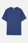 Indigo Modal Pike Bisiklet Yaka Tişört